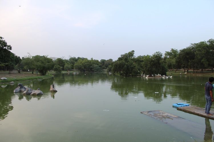 Lake at Rajghat