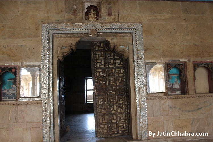 Ivory Made door of Phool Mahal