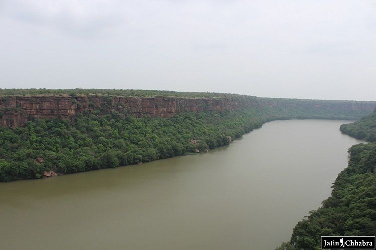 Right side view of Chambal Ghati at Garadia