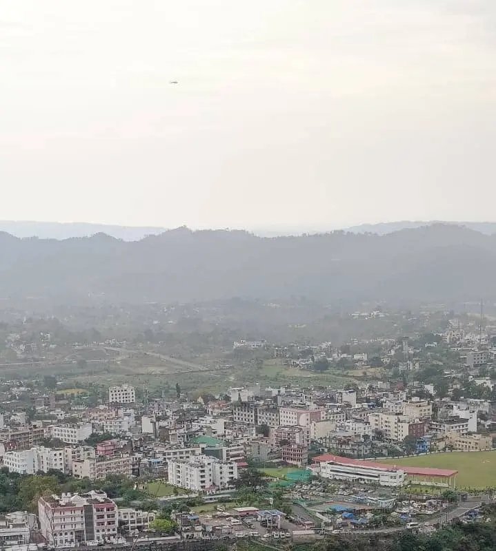 View of Katra city from tarakote marg