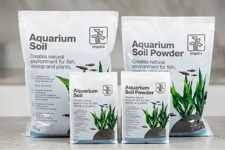 tropica aqua soil view